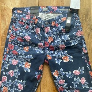 Citizen of Humanity Floral Print Skinny Jeans 26